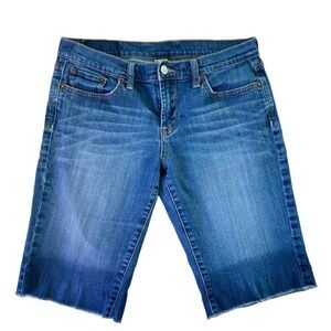 Lucky Brand Cutoff Denim Sweet 'N Low Bermuda Shorts Womens (Size 6/28)